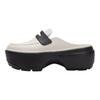 Crocs Mocassin Stomp Lin Noir Baskets Homme Crème 209937-1HR