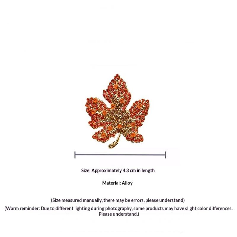 Women Crystal Leaf Brooch Pin 1Pcs5Pcs Vintage Exquisite Gift Decor Bridal Wedding Party Dress Accessories