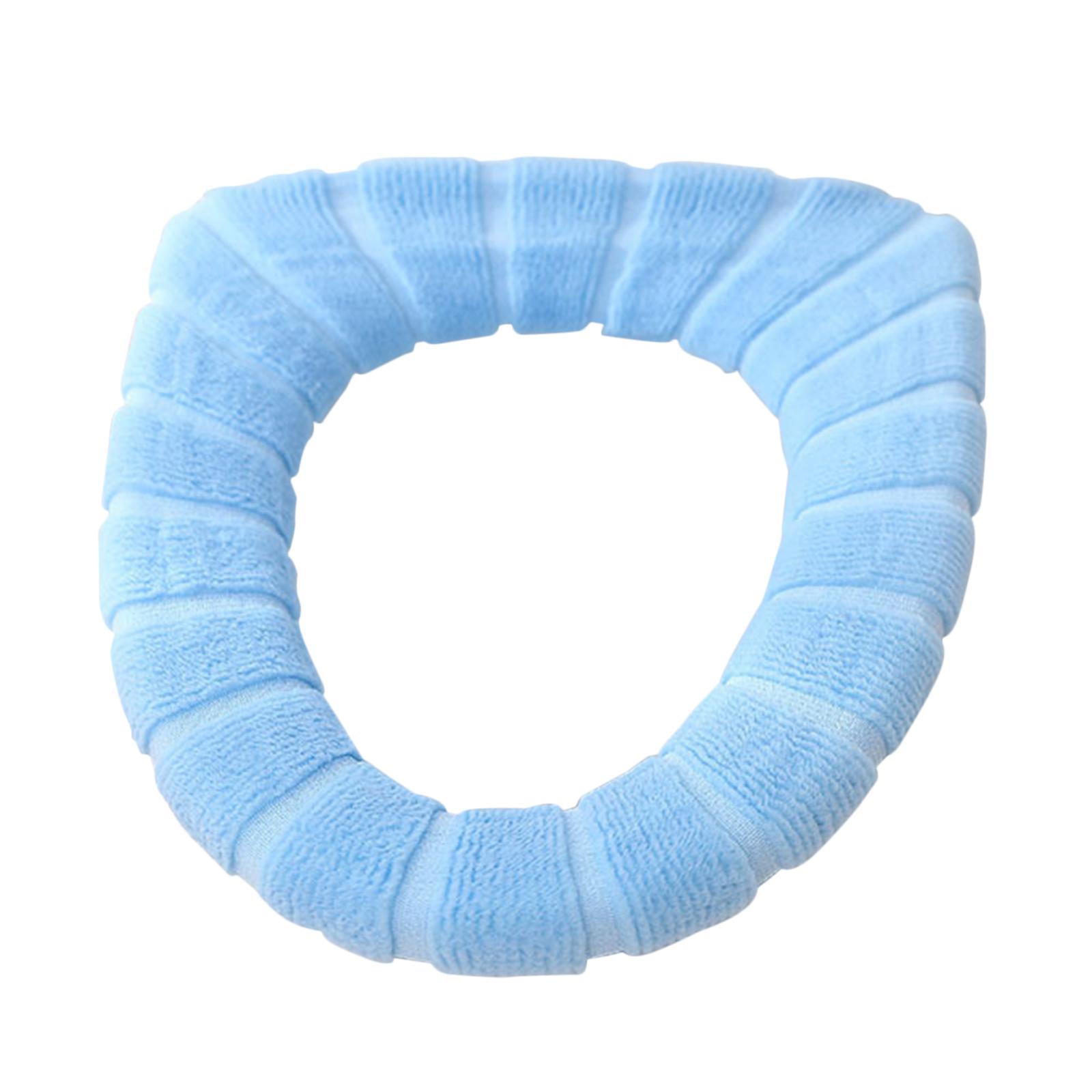 

Чехол на сиденье унитаза синий