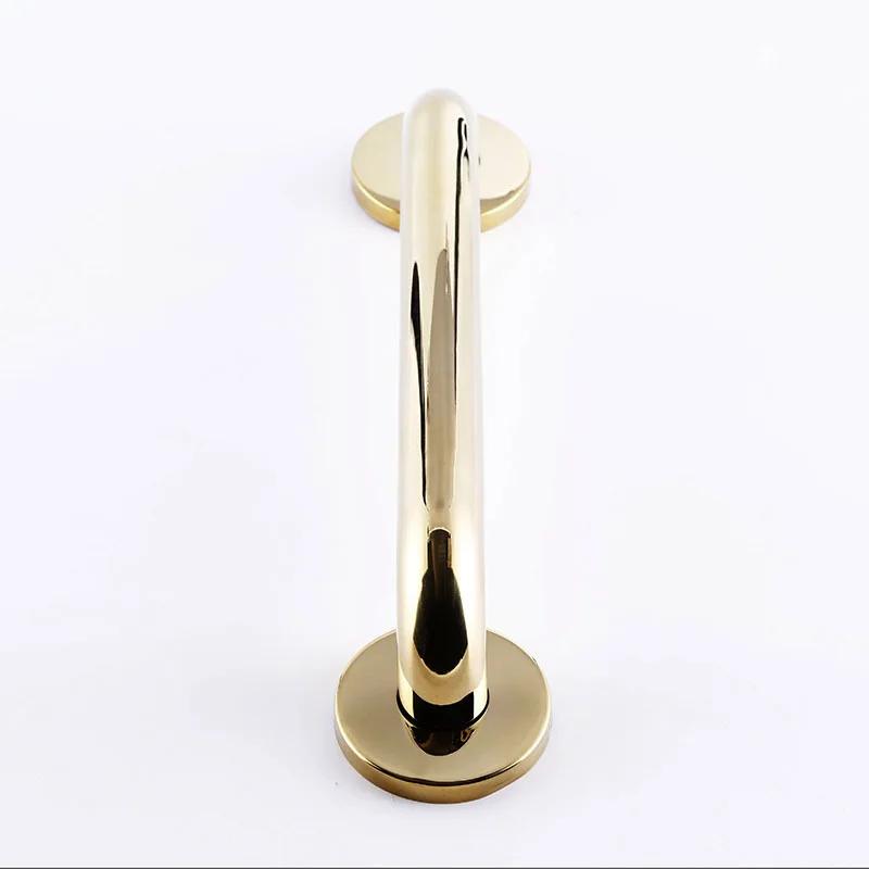 30/40/50Cm Bathroom Tub Toilet Handrail Brass Gold Finish Grab Bar Shower Safety Support Handle Towel Rack