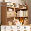 Chang Baosen 3-Tier Solid Wood Desktop Bookshelf