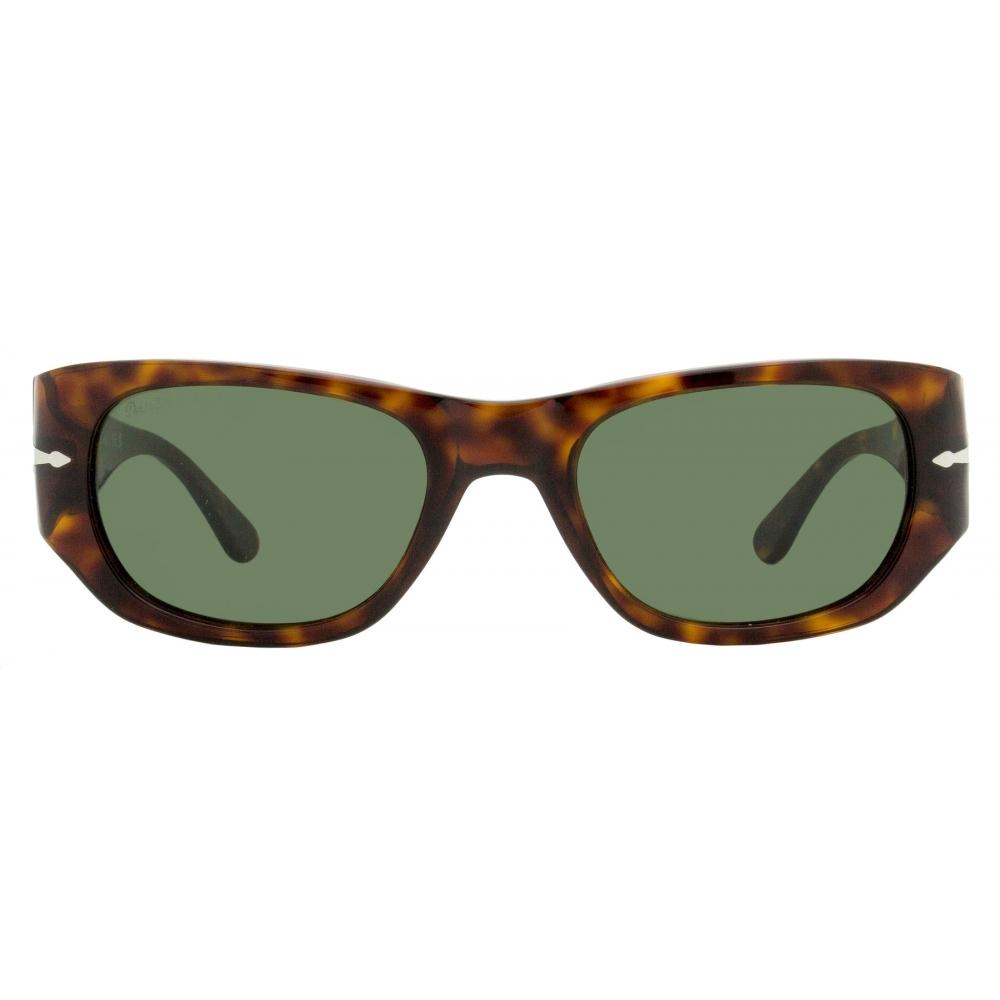 Persol Unisex Rectangular Sunglasses Po3307s 24 31 Havana 52mm 24 31