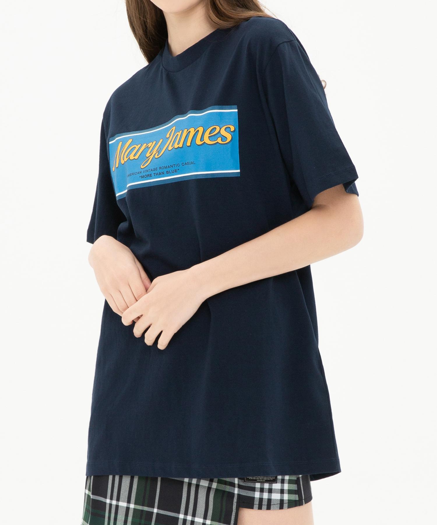 Mary James More Than Blue Half Sleeve - Navy L