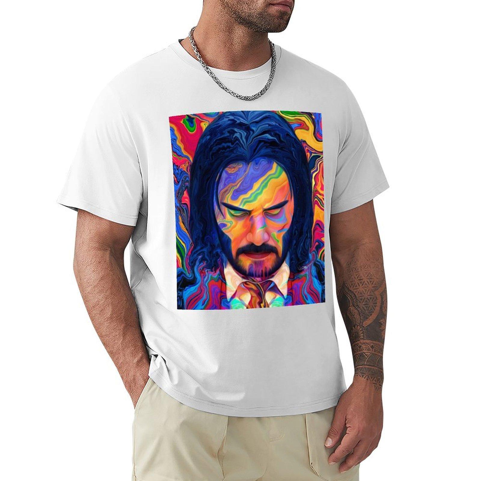 John Wick Tshirt Fashion Casual Short Sleeve Top S