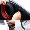 Mandark Car Door Seal Strip, Rubber Double Layer Vehicle Weather Stripping, 32.8Ft 5 Hole Soundproof Self Adhesive Automotive Sealing Strip