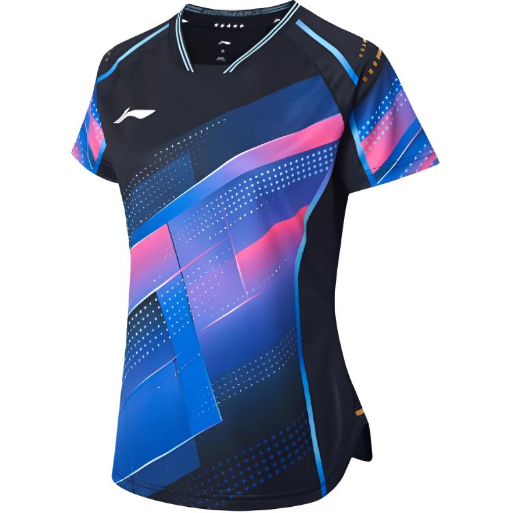 Li Ning Raglan Sleeve T Shirt Women s Black AAYT030-1 S