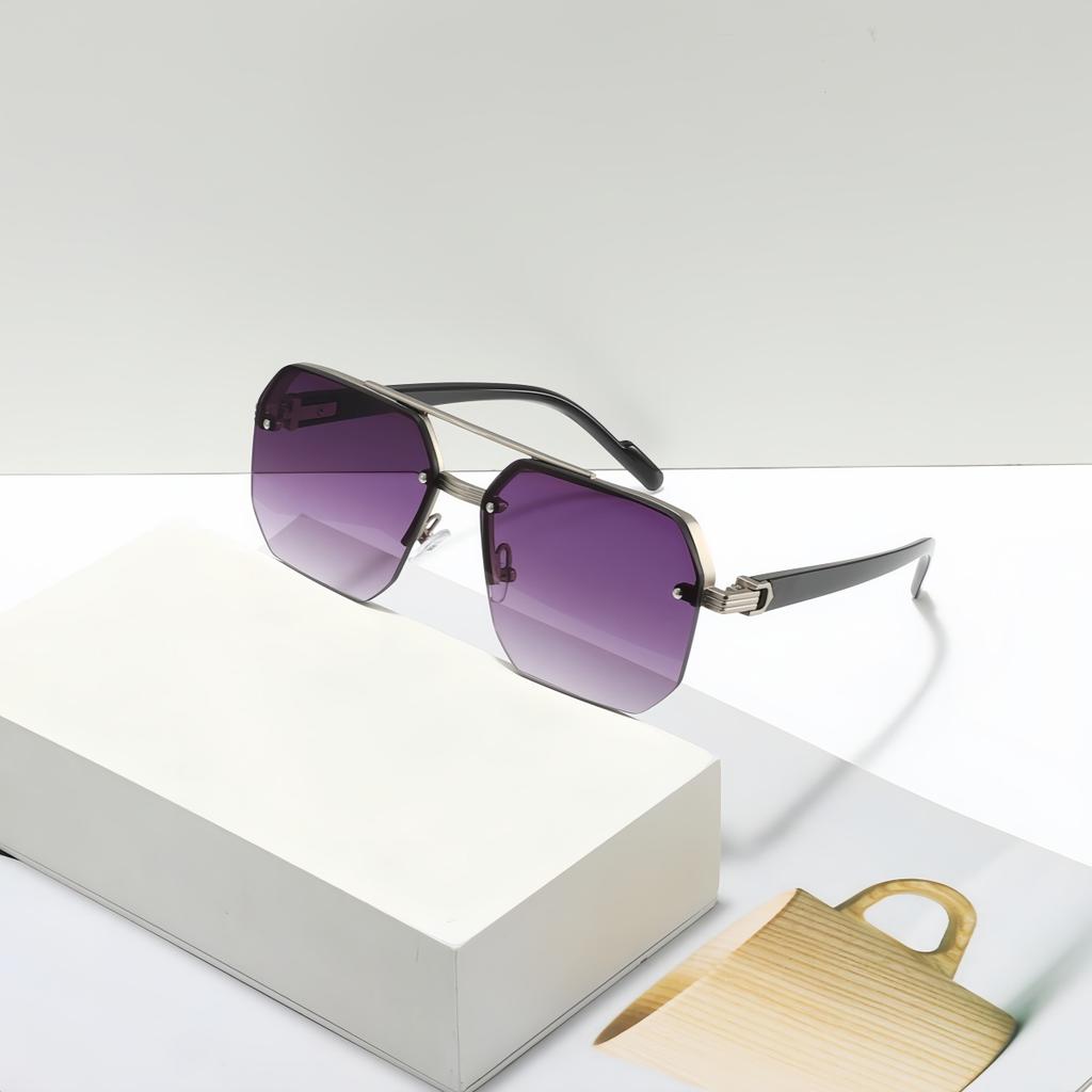 European and American Retro Style Men's and Women's Fashionable Sunglasses Trend Versatile Summer Sun Shading and UV Protection