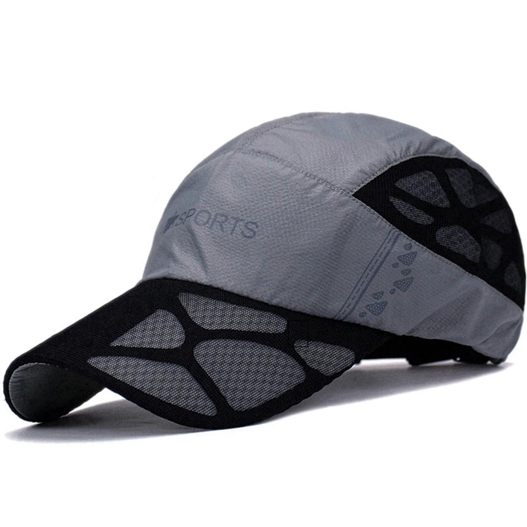 Unisex Quick-Dry Sun Hat: Summer Baseball Cap, Breathable Outdoor Duckbill Cap