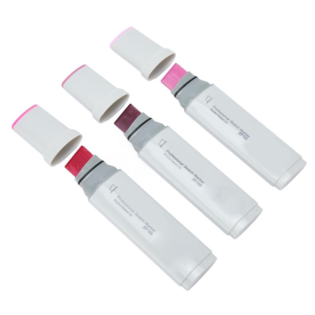 Set di 3 pennarelli Jumbo Professionali Grandi Larghi HD Pittura a Essiccazione Rapida Pennarello Set per Pittura Disegno