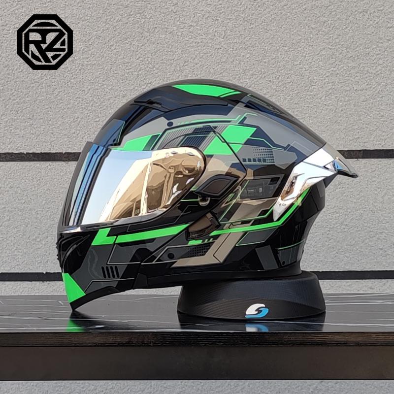 ORZ High Quality Motorcycle Full Face Helmet Four Seasons Motocross Racing Modular Flip Up Casco Moto Men Women Off Road Helmet