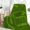 Character D-Domo-kuns Throw Flannel Blanket Perfect for Sofa Office Bed Travel Sleep Read Relax Camping four season use