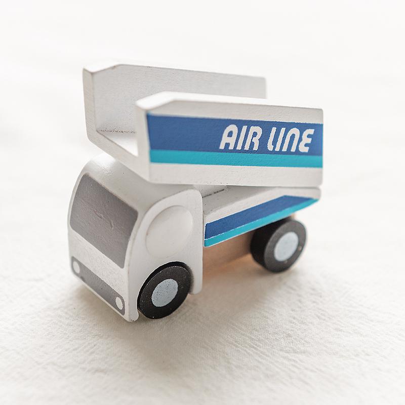 Kids Mini Wooden Cars Truck Aircraft Model Toy Montessori Wooden Education Colorful Vehicle Toys Simulation Cars Decoration Gift