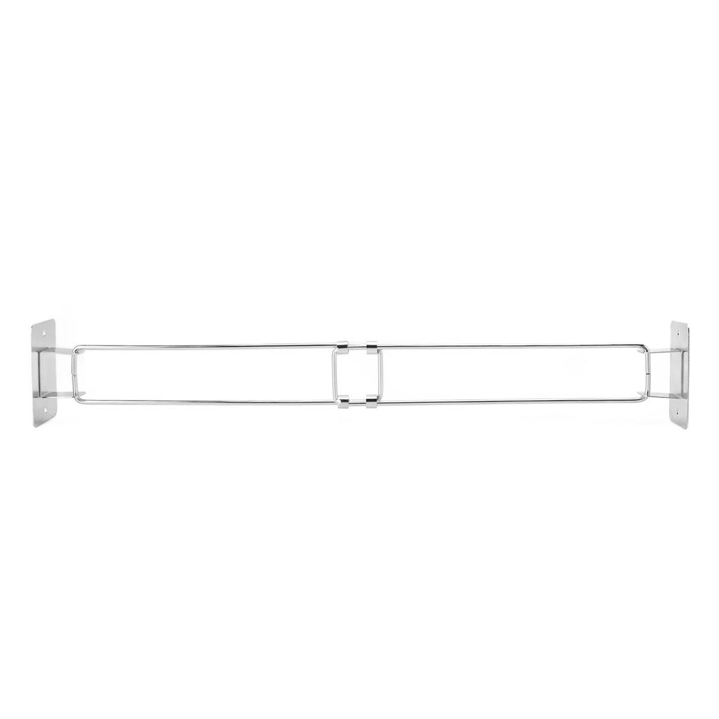RV Shower Corner Storage Bar 195 to 345mm Adjustable Stainless Steel Rod for Corner Shelves In Camping Vehicle Trailer