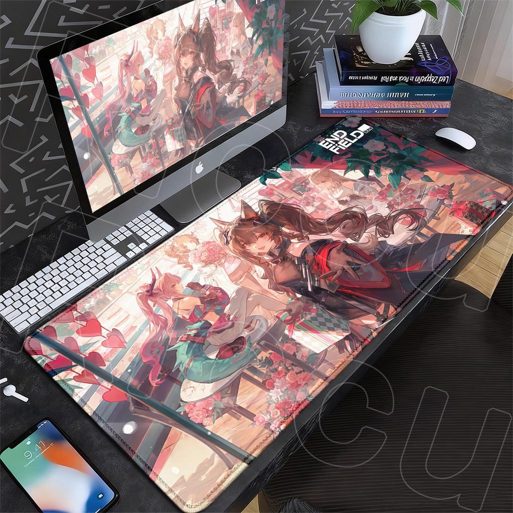 Desktop Decoration Keyboard Protection Mat Game Arknights Endfield Gilberta E-sport Mouse Pad Washable Office Rug PC Accessories