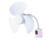 Silent Small Fan with Three-way Universal Plug and Integrated Small Whirlwind. Portable for Home Use, Suitable for Bedroom Bedside.