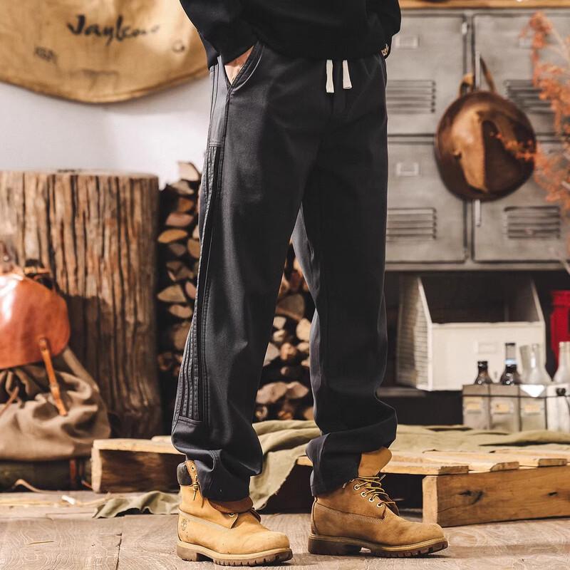 Men's American Retro Loose Straight Casual Pants