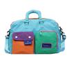 Color Block Large Capacity Travel Bag - Portable, Carry-On, Gym & Short Trip Handbag