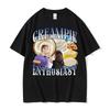 Divertente Maglietta Grafica Meme Appassionato di Torta alla Panna Uomo Donna Anni '90 Vintage Gotico Oversize Magliette Casual Comfort Taglia EU T-shirt