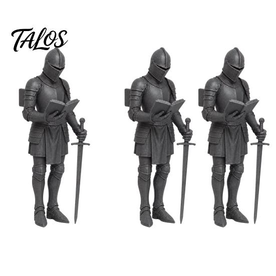 Fantasy Book Nook Figurine Medieval Knight Bookshelf Decor, Armored Bookend Statue, Gothic Library Shelf Decoration, Collectible Action Figure Castle