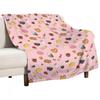 Antojitos Pink Throw Blanket Warm Comfortable Blanket Gift for Parents Friends