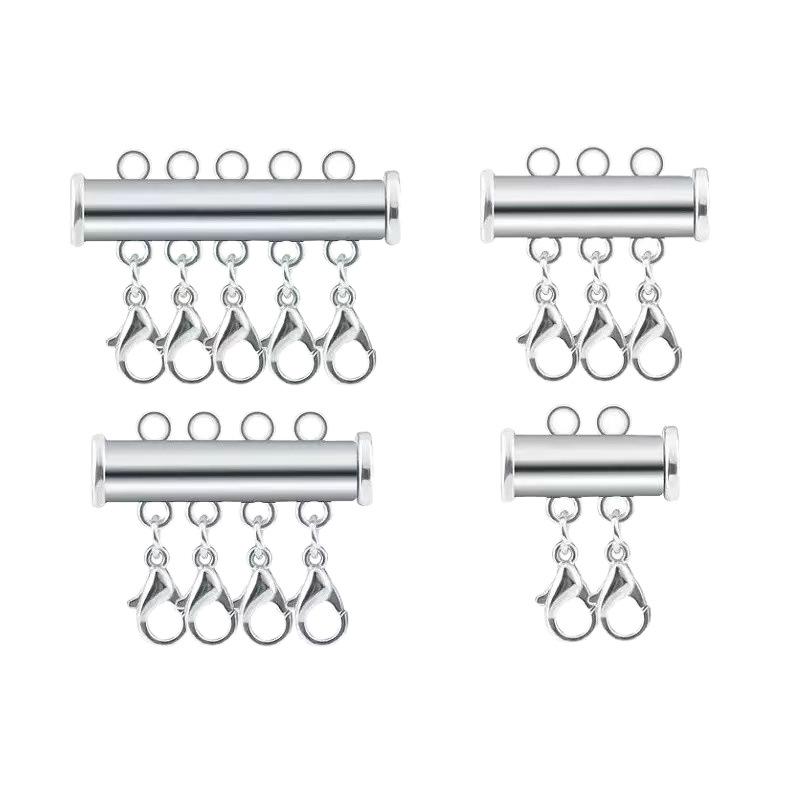 Color-Protective Magnetic Multi-Row Clasp for DIY Bracelet/Necklace