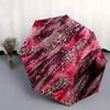 1pc Abstract Circular Pattern with Leopard Print and Mesh Overlay Umbrella with Plastic Handle,Suitable for All Seasons UmbrellaPT572