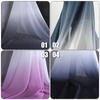 1M Dünner Ombre Chiffon Stoff Weicher Farbverlauf Durchscheinendes Tüll Gaze Stoff Für DIY Nähen Schal Tanzen Hanfu Kleid Material