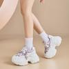 Inner height increase dad shoes women 2025 summer new explosion leisure sports show feet small muffin sports shoes foreign style genuine
