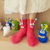 Funny Fuzzy Socks Cute Cartoon Fluffy Slipper Socks Women Men Warm Plush Crew Socks for Indoor Wear Sleep Holidays Birthdays Gift