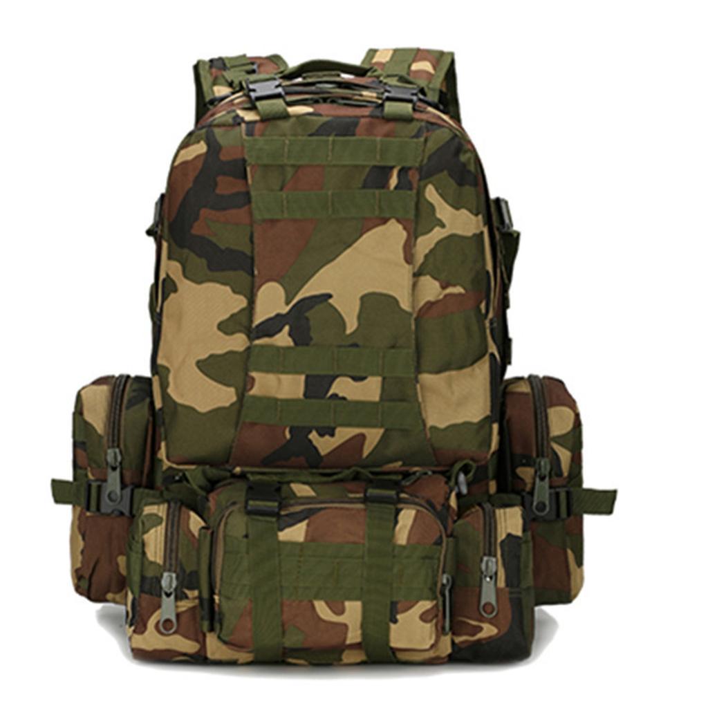 50L  Backpack Outdoor Camping hiking Backpack Large Capacity Storage Combination Rucksacks 4 in 1 Backpack