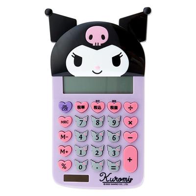 Sanrio Calculadora con Forma de Cara de Kuromi, 633950, Talla Única