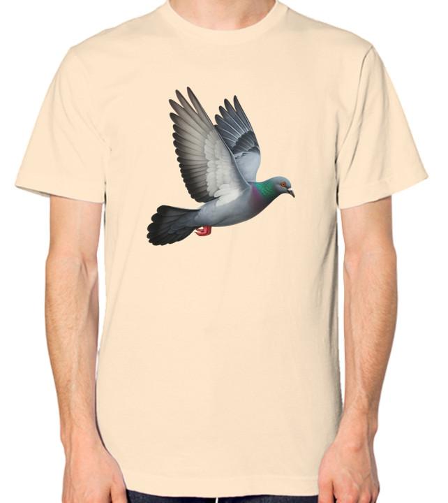 

Pigeon Flying Bird Unisex T-Shirt 5XL різнокольоровий