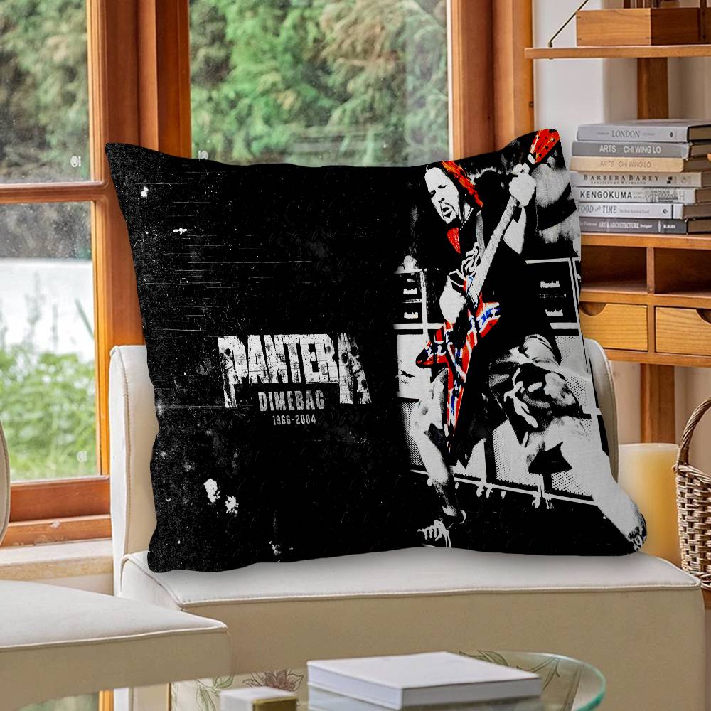 P-Pantera F-Far B-Beyond D-Driven Pillow Covers Cartoon Sofa Decorative Home Double-sided Printing Short Plush Cushion Cover