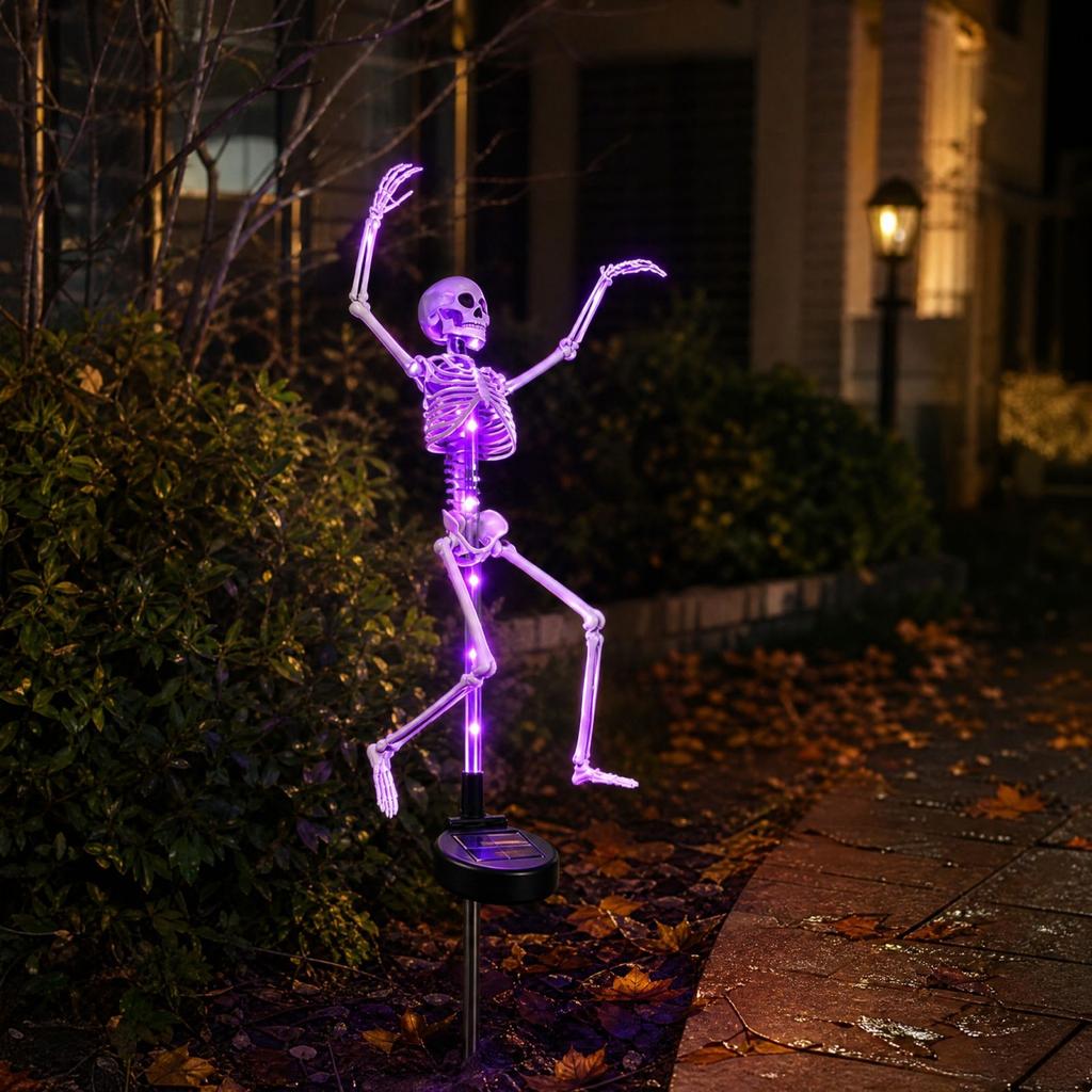 Halloween Skeleton Stake Light Outdoor Yard Decoration for Garden