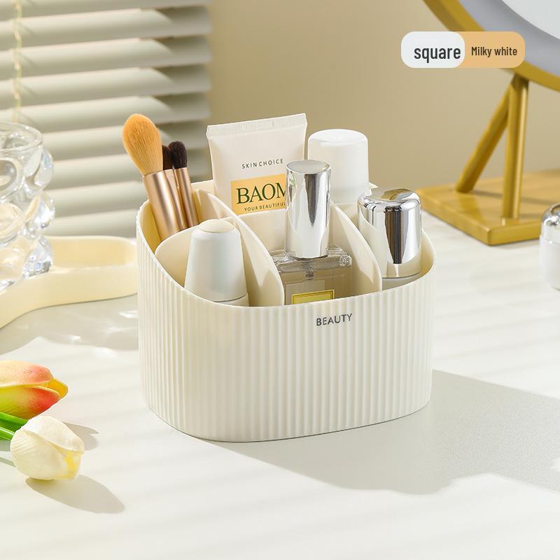 Creative Skincare & Jewelry Organizer with Desktop Storage for Cosmetics & Stationery