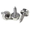 10 Sets Stainless Steel Tapping Snap Fastener Kit Tent Marine Yacht Boat Canvas Cover Tools Sockets Buttons