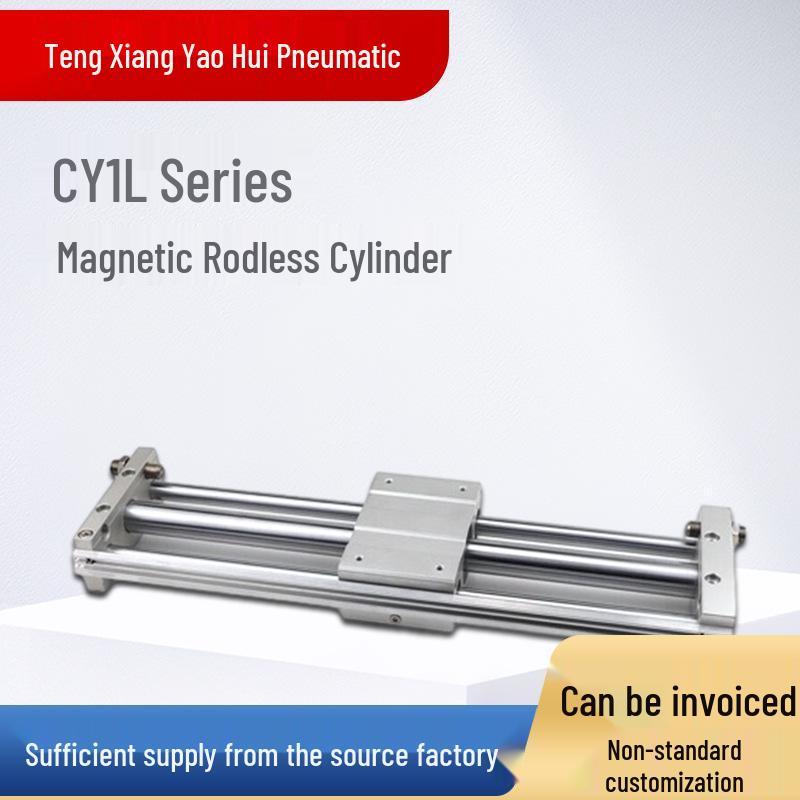 CY1L Series Magnetic Rodless Cylinder - Model CY1L6-100 with MY3B/MY3A Specifications (16/20/25/32/40G-100)