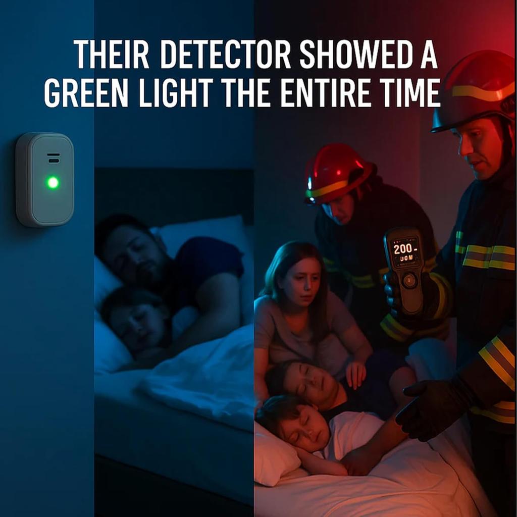 4-in-1 Portable Carbon Monoxide Alarm with Digital Display Plug-in Air Quality Monitor Carbon Monoxide Detector for Homes Apartment Hotel Camping