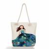 Wal-Mädchen Druck dickes Seil Einzel-Schulter Strandtasche 7271 CLE