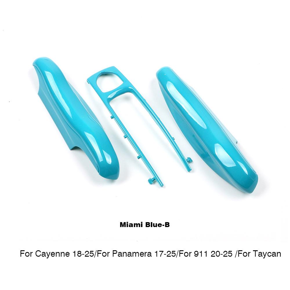 Key Shell Fashion Classic Miami Blue For Porsche Cayenne 718 All Series Car Key Case Holder Replacement Part Easy Installation