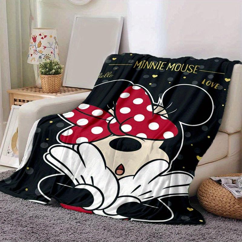 1pc Minnie Printing Blanket - Soft, All-Season Throw for Living Room, Bedroom,Personalized Gift with Adorable Cartoon Design