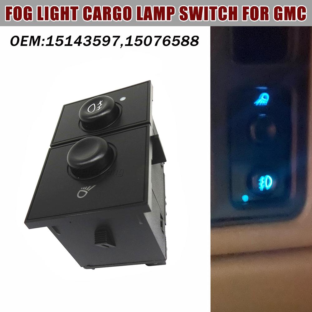Auto Armrests Center Console Headlamp Dimmer Switch Fog Light For Cadillac GMC Hummer 19381535 15194803 Auto Accessory