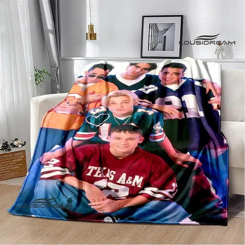 BSB Band Backstreet Boys Print Blanket Picnic Blanket Flannel Warm Blankets Soft Cozy Blankets Home Travel Blanket Birthday Gift