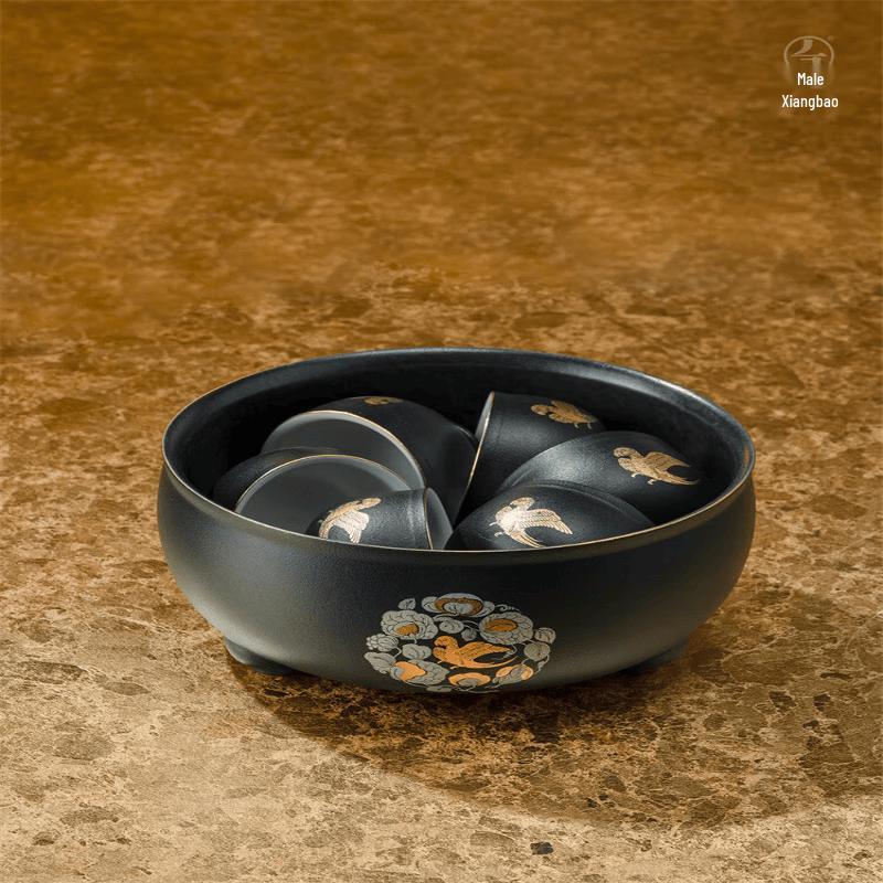 Wanquiantang Shaanxi History Museum Co-branded Ceramic Tea Set