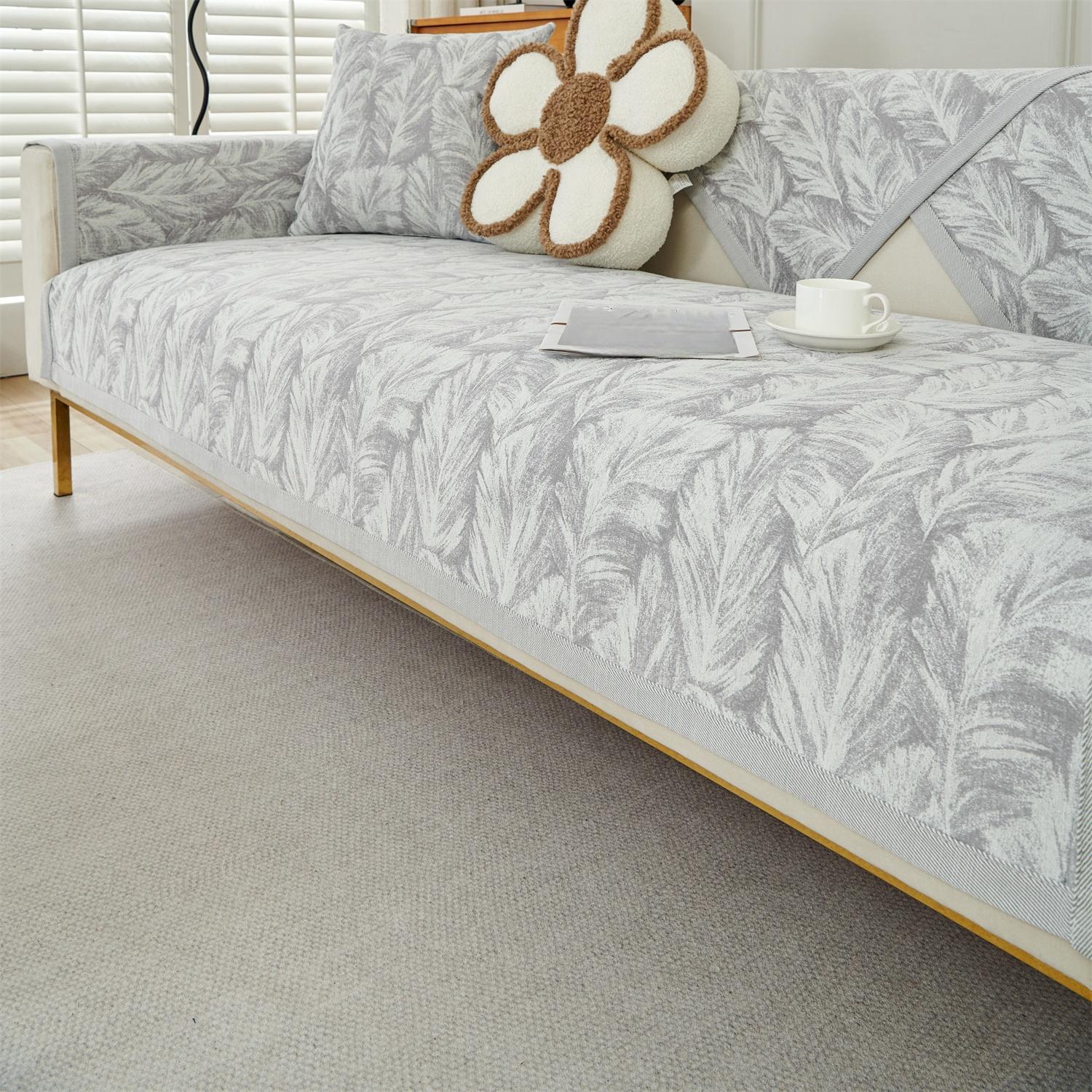 

Чехол для дивана из жаккарда и шенилла, чехол для диванной подушки, полотенце для дивана на все времена, нескользящие чехлы для диванов, чехлы для мебели 70*70