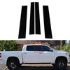 4Pcs Window Trim Covers Center Film Column B C Pillar Posts Sticker Car Accessories for Toyota Tundra Crew Max Cab/Double Cab 2007-2020