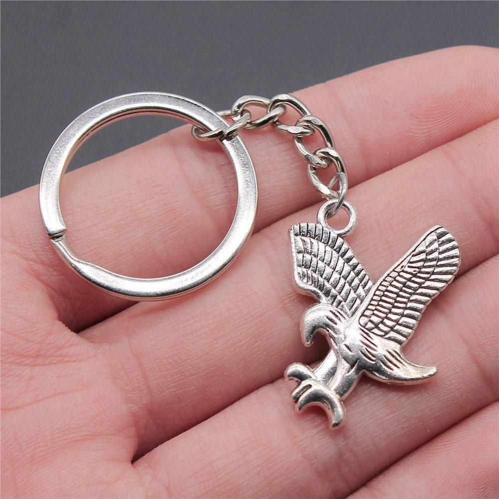 Porte-clés Gothique Biker Aigle Crâne Ailes pour Étudiants Nouvelle Arrivée Statement Cadeau d'Anniversaire Accessoire de Voyage Doux