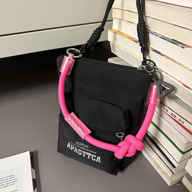 Lightweight Mobile Phone Bag Contrast Shoulder Bag Travel Crossbody Bag