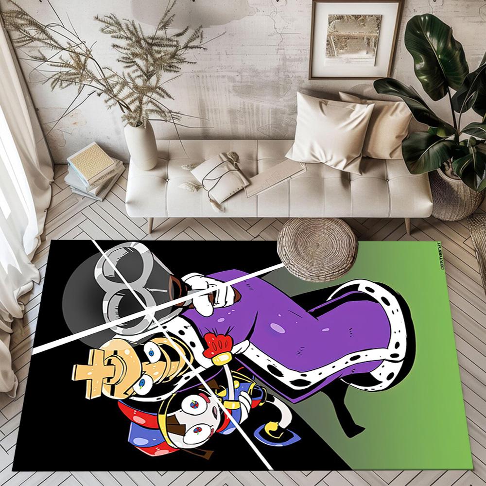 I tappeti quadrati stile The Amazing Digital Circus sono un'ottima scelta per soggiorni, camere da letto, decorazioni per la casa e come regali.