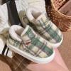 Fashion Couple Cotton Shoes Autumn Winter New Thicken Warm Comfortable Women's Home Slippers Fashion Outdoor Non Slip Men's Casual Shoes